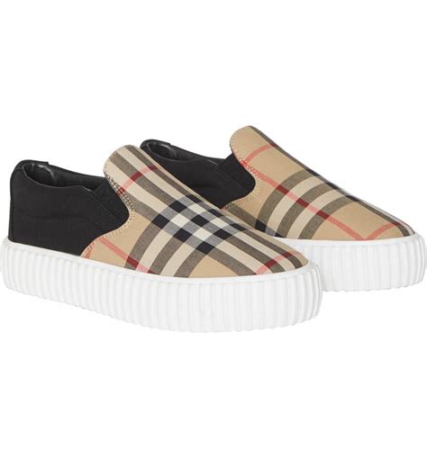 burberry boys sneakers|burberry slip on flat sneakers.